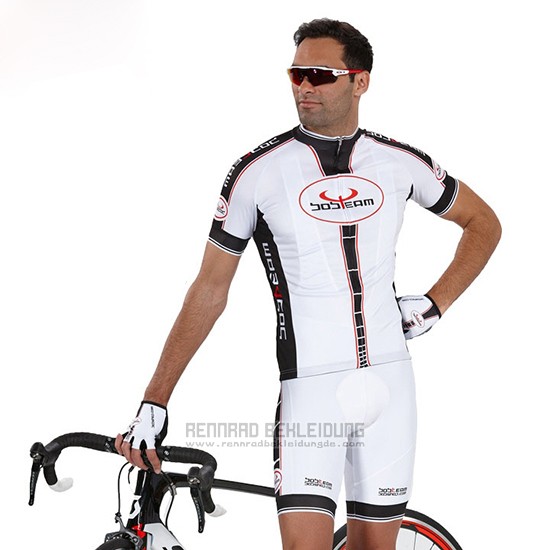 2016 Fahrradbekleidung Bobteam Wei Trikot Kurzarm und Tragerhose - zum Schließen ins Bild klicken