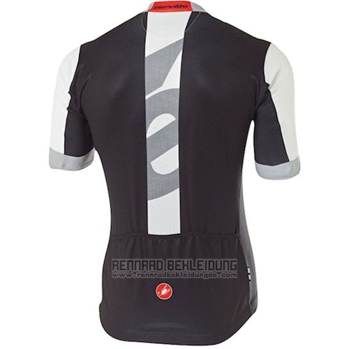2016 Fahrradbekleidung Castelli Cervelo und Wei und Grau Trikot Kurzarm und Tragerhose