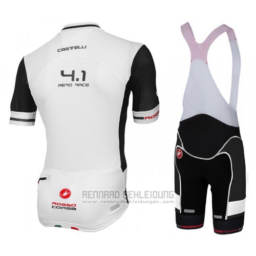 2016 Fahrradbekleidung Castelli Crema Trikot Kurzarm und Tragerhose