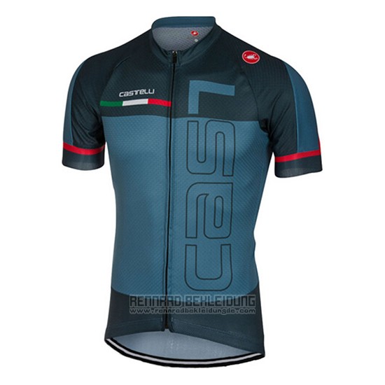 2017 Fahrradbekleidung Castelli Grun Militare Trikot Kurzarm und Tragerhose