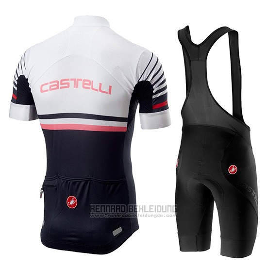 2019 Fahrradbekleidung Castelli Free Ar 4.1 Wei Shwarz Trikot Kurzarm und Overall