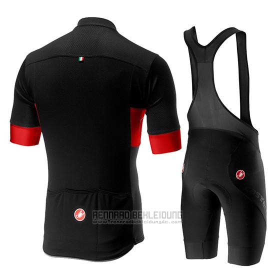 2019 Fahrradbekleidung Castelli Prologo 6 Shwarz Rot Trikot Kurzarm und Overall - zum Schließen ins Bild klicken