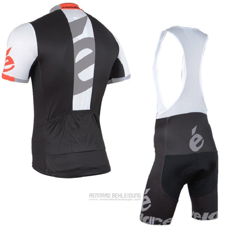 2018 Fahrradbekleidung Cervelo Grau Shwarz Trikot Kurzarm und Tragerhose - zum Schließen ins Bild klicken