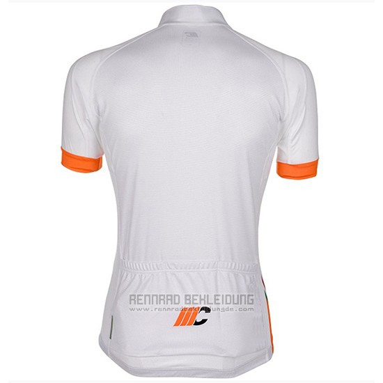 2018 Fahrradbekleidung Cipollini Easy Bianchi und Orange Trikot Kurzarm und Tragerhose