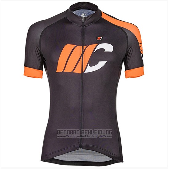 2018 Fahrradbekleidung Cipollini Easy Shwarz und Orange Trikot Kurzarm und Tragerhose - zum Schließen ins Bild klicken