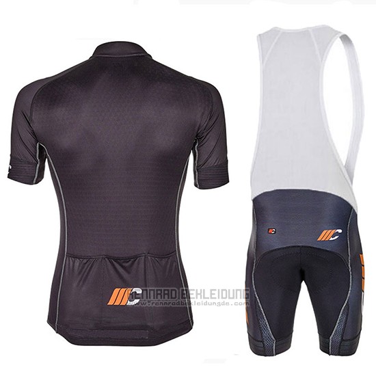 2018 Fahrradbekleidung Cipollini Shading Wei Shwarz und Orange Trikot Kurzarm und Tragerhose - zum Schließen ins Bild klicken