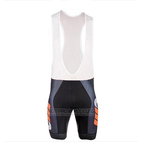 2018 Fahrradbekleidung Cipollini Shading Wei Shwarz und Orange Trikot Kurzarm und Tragerhose