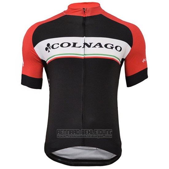 2019 Fahrradbekleidung Colnago Wei Shwarz Rot Trikot Kurzarm und