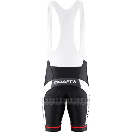 2016 Fahrradbekleidung Craft Rot und Shwarz Trikot Kurzarm und Tragerhose