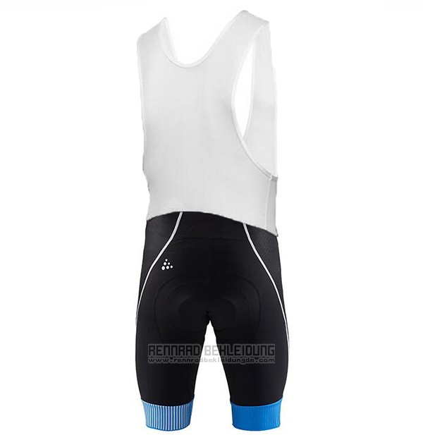 2017 Fahrradbekleidung Craft Blau Trikot Kurzarm und Tragerhose