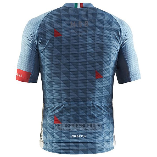 2017 Fahrradbekleidung Craft Monuments Grau Trikot Kurzarm und Tragerhose