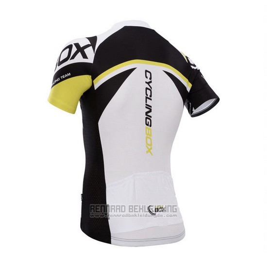 2014 Fahrradbekleidung Fox Cyclingbox Gelb und Shwarz Trikot Kurzarm und Tragerhose