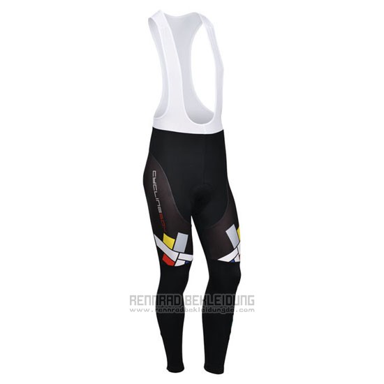 2014 Fahrradbekleidung Fox Cyclingbox Licht Wei Trikot Langarm und Tragerhose