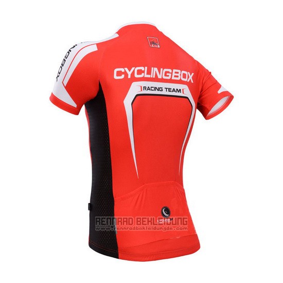 2014 Fahrradbekleidung Fox Cyclingbox Rot und Wei Trikot Kurzarm und Tragerhose - zum Schließen ins Bild klicken
