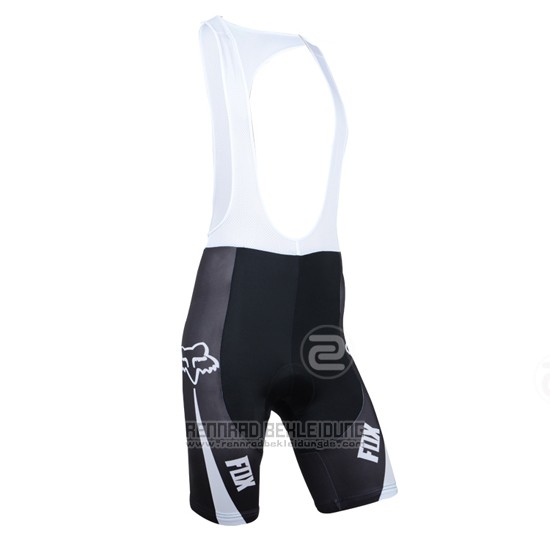 2014 Fahrradbekleidung Fox Azurblau Trikot Kurzarm und Tragerhose