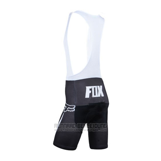 2014 Fahrradbekleidung Fox Azurblau Trikot Kurzarm und Tragerhose