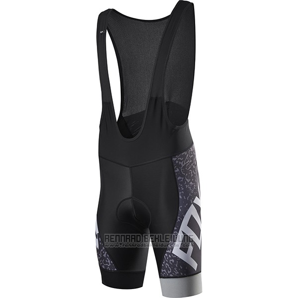 2017 Fahrradbekleidung Fox Ascent Comp Grau Trikot Kurzarm und Tragerhose