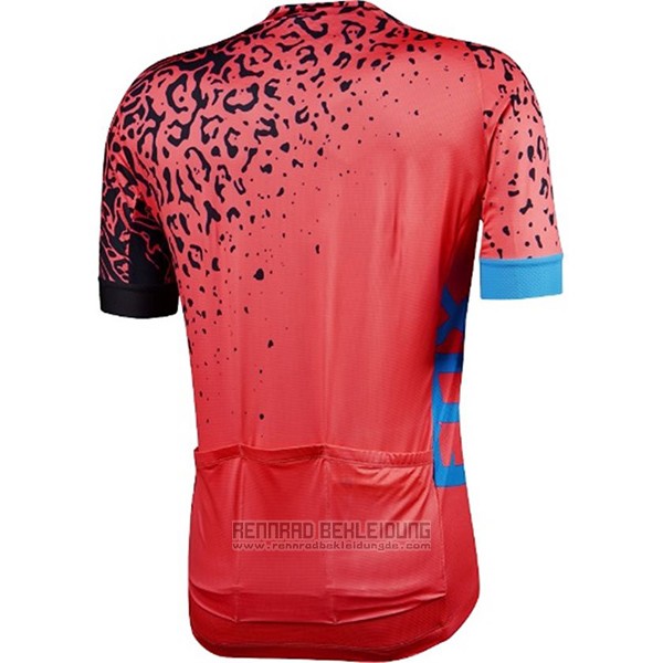 2017 Fahrradbekleidung Fox Ascent Comp Rot Trikot Kurzarm und Tragerhose - zum Schließen ins Bild klicken