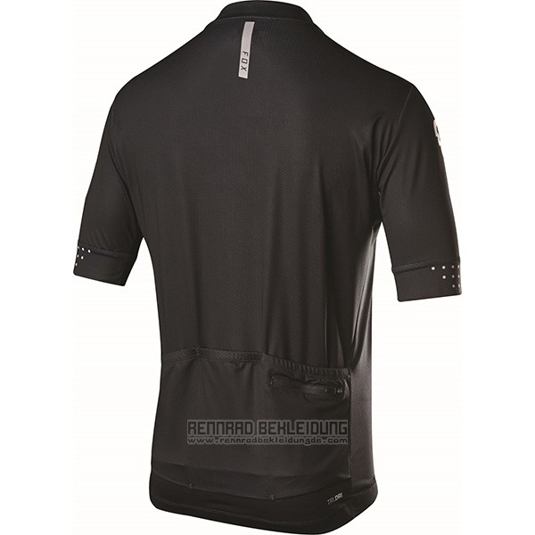 2017 Fahrradbekleidung Fox Ascent Comp Shwarz Trikot Kurzarm und Tragerhose