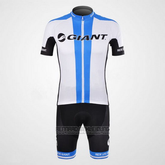 2012 Fahrradbekleidung Giant Wei Trikot Kurzarm und Tragerhose - zum Schließen ins Bild klicken