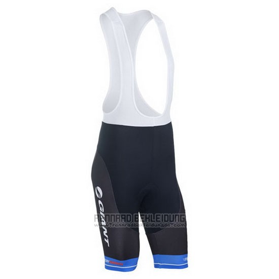 2013 Fahrradbekleidung Giant Shwarz und Blau Trikot Kurzarm und Tragerhose