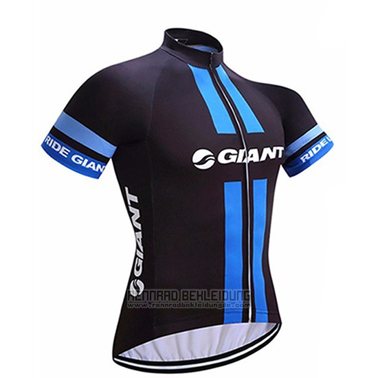 2017 Fahrradbekleidung Giant Shwarz Trikot Kurzarm und Tragerhose - zum Schließen ins Bild klicken