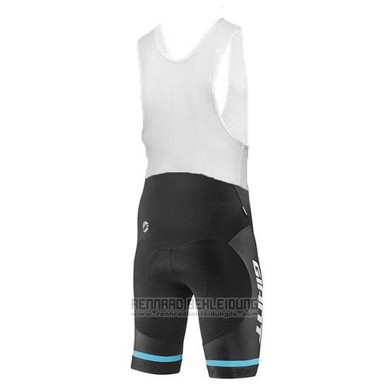 2018 Fahrradbekleidung Giant Elevate Blau und Shwarz Trikot Kurzarm und Tragerhose