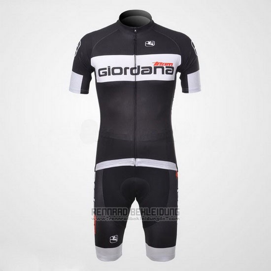 2011 Fahrradbekleidung Giordana Shwarz Trikot Kurzarm und Tragerhose - zum Schließen ins Bild klicken