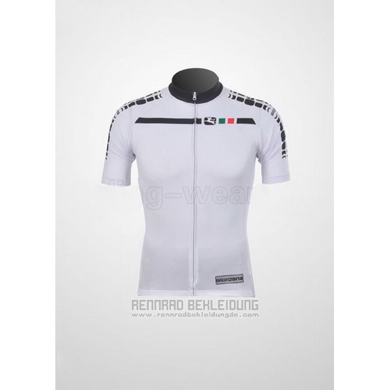 2011 Fahrradbekleidung Giordana Wei Trikot Kurzarm und Tragerhose - zum Schließen ins Bild klicken