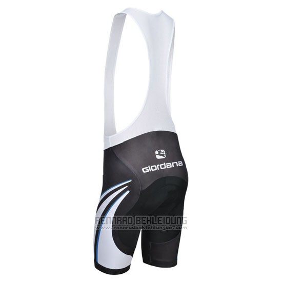 2014 Fahrradbekleidung Giordana Shwarz Trikot Kurzarm und Tragerhose