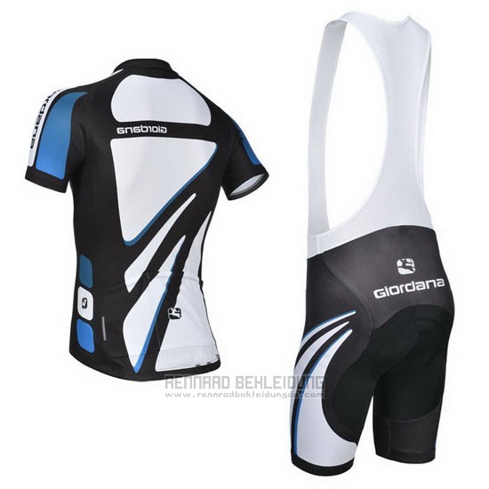 2014 Fahrradbekleidung Giordana Wei Trikot Kurzarm und Tragerhose