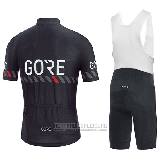 2018 Fahrradbekleidung Gore C3 Shwarz Trikot Kurzarm und Tragerhose - zum Schließen ins Bild klicken