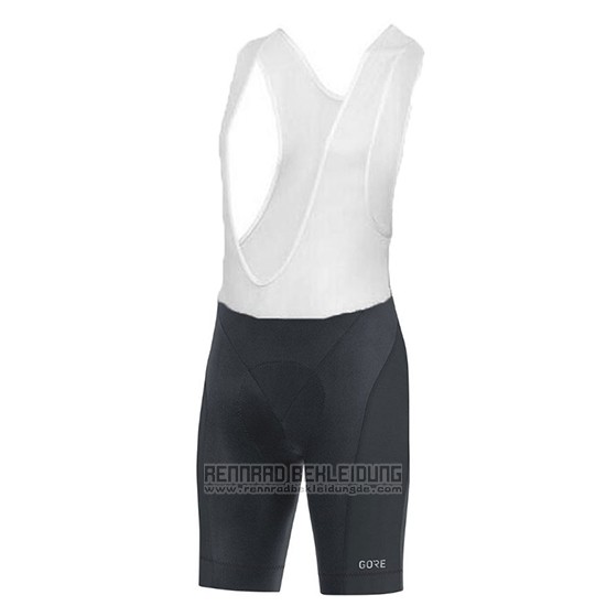 2018 Fahrradbekleidung Gore C3 Shwarz Trikot Kurzarm und Tragerhose