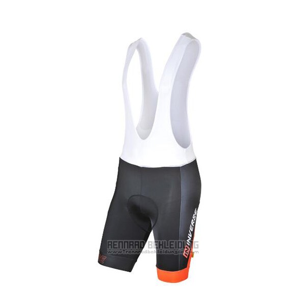 2017 Fahrradbekleidung Inverse Shwarz und Orange Trikot Kurzarm und Tragerhose