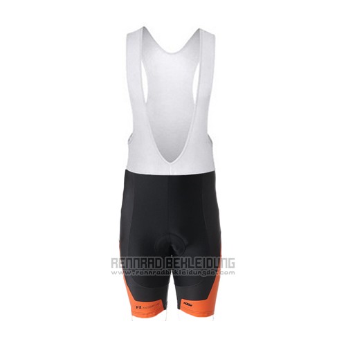 2015 Fahrradbekleidung Ktm Orange und Shwarz Trikot Kurzarm und Tragerhose