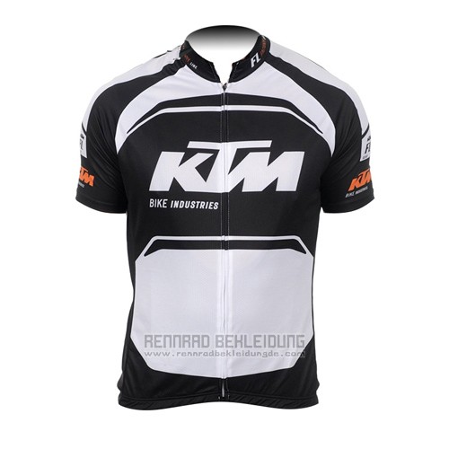 2015 Fahrradbekleidung Ktm Shwarz Wei Trikot Kurzarm und Tragerhose - zum Schließen ins Bild klicken