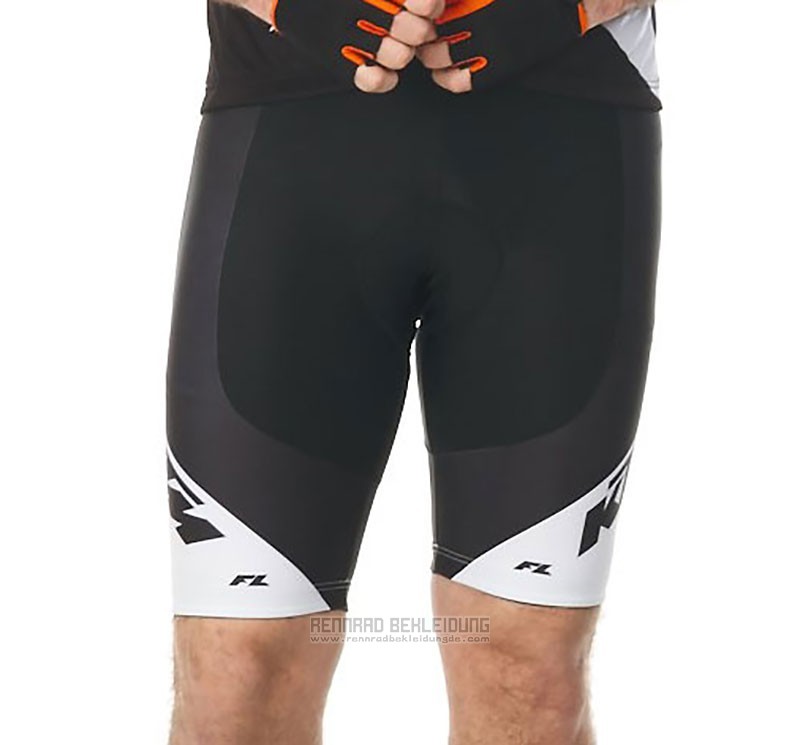 2018 Fahrradbekleidung Ktm Wei Trikot Kurzarm und Tragerhose