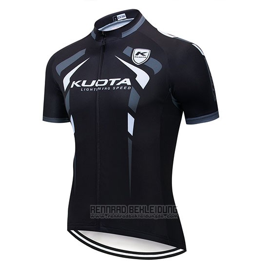 2019 Fahrradbekleidung Kuota Shwarz Wei Trikot Kurzarm und Tragerhose