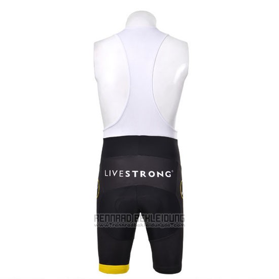 2012 Fahrradbekleidung Livestrong Shwarz Trikot Kurzarm und Tragerhose - zum Schließen ins Bild klicken