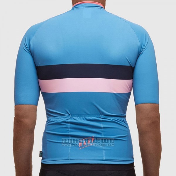 2017 Fahrradbekleidung Maap Fat Stripe Blau Trikot Kurzarm und Tragerhose