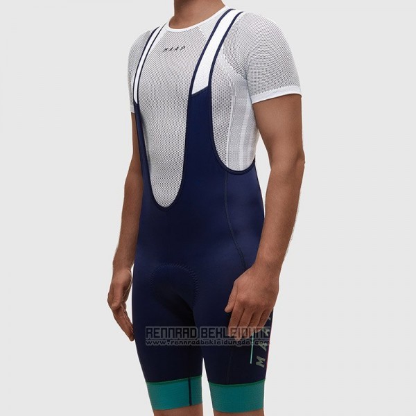 2017 Fahrradbekleidung Maap Grau und Azurblau Trikot Kurzarm und Tragerhose - zum Schließen ins Bild klicken