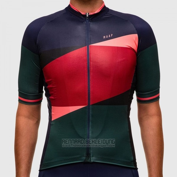 2017 Fahrradbekleidung Maap Rot Trikot Kurzarm und Tragerhose - zum Schließen ins Bild klicken