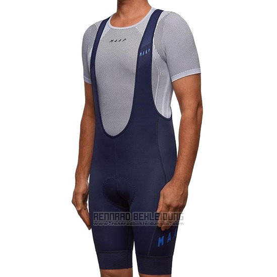 2019 Fahrradbekleidung Maap Aether Dunkel Blau Trikot Kurzarm und Tragerhose - zum Schließen ins Bild klicken