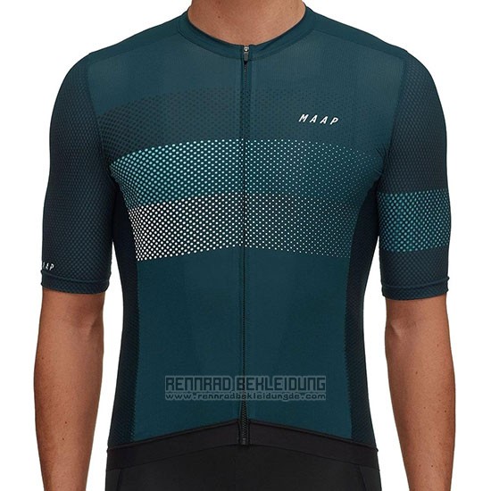 2019 Fahrradbekleidung Maap Aether Dunkel Grun Trikot Kurzarm und Tragerhose