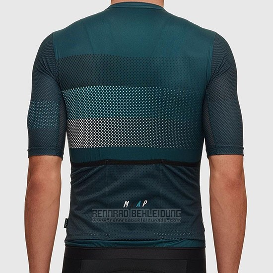 2019 Fahrradbekleidung Maap Aether Dunkel Grun Trikot Kurzarm und Tragerhose