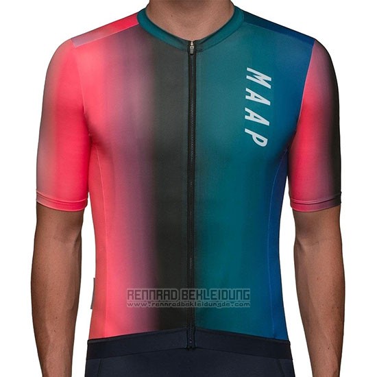 2019 Fahrradbekleidung Maap Cortina Rot Grun Blau Trikot Kurzarm und Tragerhose