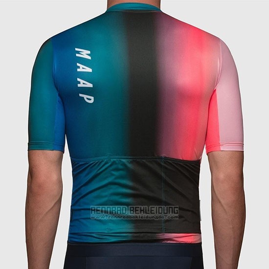 2019 Fahrradbekleidung Maap Cortina Rot Grun Blau Trikot Kurzarm und Tragerhose