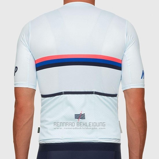 2019 Fahrradbekleidung Maap Nationals Wei Trikot Kurzarm und Tragerhose - zum Schließen ins Bild klicken