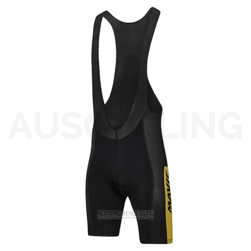 2018 Fahrradbekleidung Mavic Shwarz Trikot Kurzarm und Tragerhose