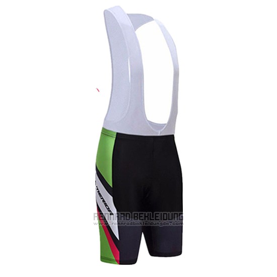 2017 Fahrradbekleidung Merida Rot und Grun Trikot Kurzarm und Tragerhose